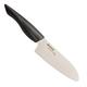 Kyocera FZ-140WH-BK Shin White Messer, Elastomer, Keramik, schwarz, weiß