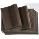 Ritzenhoff & Breker Platzmatten-Set Timber, 6-teilig, 30x45 cm, Taupe