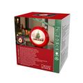 Konstsmide, 4360-550, LED Weihnachtskugel "Weihnachtsmarkt", wassergefüllt, 5h Timer, warm weiße Diode, batteriebetrieben, Innen