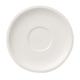 Villeroy & Boch Artesano Barista Untertasse, 6 Stück, Aus hochwertigem Premium Porzellan, Weiß, 16 cm