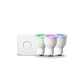 Philips Hue White und Color Ambiance GU10 LED Lampe Starter Set, 3 Lampen