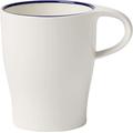 Villeroy & Boch Artesano Atlantic Blue Kaffeebecher, 6 Stück, Aus hochwertigem Premium Porzellan, Blau/Weiß, 0,38 Liter