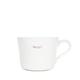 Keith Brymer Jones KBJ-0591 Word Range Tasse, Porzellan, 280 milliliters, weiß