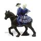 Nadal Pärchen auf blauem Pferd, Dekoration, 14,5 cm