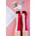 UO"Con Te Capo Mondo Rose Socken, Baumwolle, Rosa, 39-42