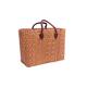 Vetter Korbwaren Tasche, Seegras, Natur, orange, 40x15x28cm