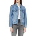 Levi's Women's Ex-Boyfriend Trucker Denim Jacket, Blue (Soft As Butter Mid 0055), Small