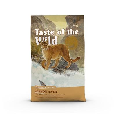 Taste of the Wild Canyon River Grain-Free with Trout & Smoke-Flavored Salmon Dry Cat Food, 14 lbs.