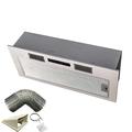 SIA 70cm Under Cupboard Canopy Built In Cooker Hood Extractor Fan + 1m Ducting