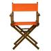 Casual Home Folding Director Chair Solid Wood in Orange/Yellow | 33.75 H x 21.75 W x 17 D in | Wayfair CHFL1213 33417935