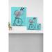 East Urban Home 'Elephant w/ Umbrella' Graphic Art on Canvas in Blue | 10 H x 8 W x 2 D in | Wayfair F7DF1FA22A5448DAAC5E593B7268BE29