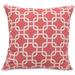 Majestic Home Goods Coral Links Square Cotton Throw Pillow Polyester/Polyfill/Cotton | 24 H x 24 W in | Wayfair 85907244064