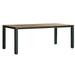 OASIQ Machar Dining Table Wood/Metal in Gray | 29.5 H x 94.5 W x 39.38 D in | Outdoor Dining | Wayfair 6001000134240