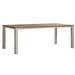 OASIQ Machar Dining Table Wood/Metal in White | 29.5 H x 94.5 W x 39.38 D in | Outdoor Dining | Wayfair 6001000334240