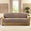 Sure Fit Box Cushion Sofa Slipcover Polyester in Brown | 84 H x 76 W in | Wayfair 122811120P229SFSOFA