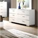 Brayden Studio® Ricka 6 Drawer Double Dresser w/ Mirror Wood in White | 70.88 H x 63 W x 17.75 D in | Wayfair A68FA20EF4854603B8CDEA1BE671359B