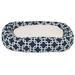 Majestic Pet Products Links Sherpa Bagel Bolster Polyester in Blue | 7 H x 35 D in | Wayfair 78899554032