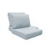 Latitude Run® Larrissa Indoor/Outdoor Cushion Cover Acrylic in Gray | 6 H in | Wayfair DBD5509C7333445DA1E57D18ABC71FC8