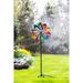 Latitude Run® Kattan Multicolor Hydro Wind Spinner Metal | 75 H x 24 W x 10.5 D in | Wayfair 63E9AA0D7EC8412BB6E7C71BDA017A4F