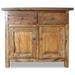 Millwood Pines Sideboard Solid Reclaimed Wood 29.5" x 11.8" x 25.6" Wood in Brown | 25.6 H x 29.5 W x 11.8 D in | Wayfair