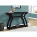 Winston Porter Yvonne Accent Table, Console, Entryway, Narrow, Sofa, Living Room, Bedroom, Laminate, Contemporary in Black | Wayfair