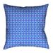 Latitude Run® Avicia Indoor/Outdoor Throw Pillow Polyester/Polyfill blend in Blue/Indigo | 18 H x 18 W x 9.5 D in | Wayfair