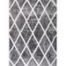 Gray 63 x 0.47 in Area Rug - House of Hampton® Loney Geometric Area Rug Polyester/Polypropylene | 63 W x 0.47 D in | Wayfair