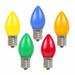 The Holiday Aisle® Outdoor Christmas C7 LED Plastic Ceramic Light Bulbs in Red/Green/Blue | 2.05 H x 1 W x 1 D in | Wayfair