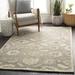 Brown/White 72 x 0.393 in Area Rug - Charlton Home® Sneyd Park Floral Handmade Tufted Charcoal/Taupe/Beige Area Rug | 72 W x 0.393 D in | Wayfair