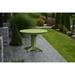 Red Barrel Studio® Nettie Plastic Dining Table Plastic in Green | 32 H x 44 W x 44 D in | Outdoor Dining | Wayfair 44FCD73A6B7C44DDB7AE6F851F090147