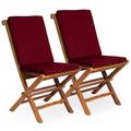 Breakwater Bay Ernst Folding Outdoor Chair Set Wood in Brown | 36 H x 18 W x 23 D in | Wayfair 9614032990584D04A3A93103C21BAF0A