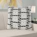 Latitude Run® Avicia Throw Pillow Polyester/Polyfill blend in White/Black | 14 H x 14 W x 3 D in | Wayfair F59AEB6C61E24E8AADC4BB4053D33F3C