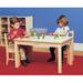 Childcraft Wood Square Writing Table Wood/Laminate in Brown/White | 26 H in | Wayfair 1337186