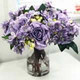 House of Hampton® Rose & Mixed Floral Arrangement in Vase Fabric | 13 H x 8 W x 8 D in | Wayfair D0313A781DCE41DEB2F5925F4B59FE06