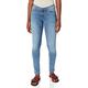 Cross Damen Alan Skinny Jeans, Blau (Mid Blue Used 123), 27W / 30L EU