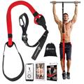 INTENT SPORTS Pull Up Assist Band System - Chin Up FREE Workout eBook! - High-Performance Assist Bands - Resistance Bands - Get Lean and Stronger - For Crossfit or any Workout Program (Patent Pending)