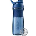 BlenderBottle Sportmixer Twist Tritan Trinkflasche mit BlenderBall, geeignet als Protein Shaker, Eiweißshaker, Wasserflasche oder für Fitness Shakes, BPA frei, skaliert bis 760 ml, 820 ml, navy blau