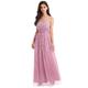 Women's Lace Dress Wedding Bridesmaid Party Prom Ball Gown Sleeveless Cocktail Pageant Long Maxi Dance Evening Dresses Princess Slim High Waist A-Line Tulle Christmas Dress Pale Mauve US 20 / UK 24