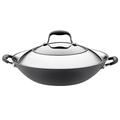 Anolon Advanced Hard Anodized Nonstick 14-Inch Covered Wok with Combo Stainless Steel & Glass Lid