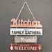 Winston Porter Kitchen Chain Sign Wood Wall Décor in Black/Brown/Gray | 8.5 H x 9.5 W in | Wayfair EB9A8AF7FE8647D3B1C82D666792C46A