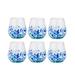 Wrought Studio™ Willington 6 Piece 16 oz. Glass Stemless Wine Glass Set Glass in Blue | 4.5 H x 4 W in | Wayfair 33F27EE95B0547B29EF3C8EC509BE5E1