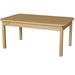 Wood Designs Rectangular Activity Table Laminate/Wood in Brown/White | 17" H x 44" W x 30" D | Wayfair HPL304416