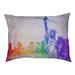 Tucker Murphy Pet™ Burkhardt Watercolor Statue of Liberty Designer Pillow Fleece, Polyester | 9.5 H x 29.5 W x 19.5 D in | Wayfair