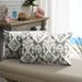 Winston Porter Cann Outdoor Rectangular Ikat Lumbar Pillow Polyester/Polyfill blend | 13 H x 20 W x 6 D in | Wayfair