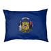 Tucker Murphy Pet™ Burien Wisconsin Flag Designer Pillow Fleece, Polyester | 14 H x 42.5 W x 32.5 D in | Wayfair 3564E4CABF8C4C489D6C3EA4BFC60E14