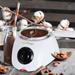 NutriChef Fondue Set Aluminum in Brown/Gray/White | 3.75 H in | Wayfair PKFNMK14