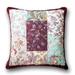 Bungalow Rose Quest Patchwork Trim Square Cotton Pillow Cover Cotton | 26 H x 26 W in | Wayfair C9C34A89BD5A458486D69166EB9D3492