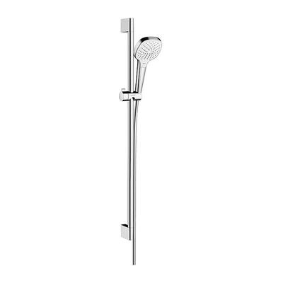 Croma Select e Vario Brause Set 26592400 weiss chrom, 90 cm Brausestange Unica Croma - Hansgrohe