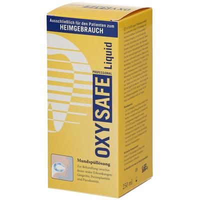 Oxysafe Liquid Prof.Mundspülung Zahnarzt Version 250 ml Mundwasser Image