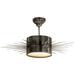 Visual Comfort Signature Collection Suzanne Kasler Soleil 28 Inch 2 Light Semi Flush Mount - SK 5202BZ